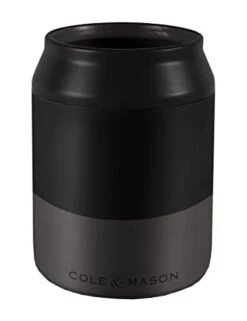Cole & Mason H822140 Linton Black/Grey Utensil Pot Holder | Kitchen Organisation, Utensils Storage Jar | Ceramic | (H) 160 Mm X (D) 120 Mm | 2 Year Guarantee -Generic Furniture Shop 213M4k75CvL