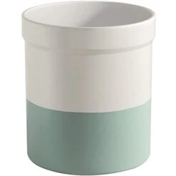 Large Ceramic Utensil Holder For Kitchen Counter - Utensil Crock - Dishwasher Safe Kitchen Utensil Holder For Kitchen Counter: Cooking Tensil Caddy For Countertop - Hold More Utensils