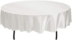 90 INCH Round Silky Satin Tablecloth - Premium Fabric (Gold) -Generic Furniture Shop 21c8vVhQIVL. AC