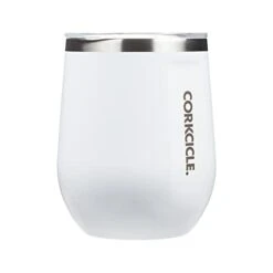 Corkcicle Insulated Bottle, Stainless Steel, Gloss White, 35,5 Cl