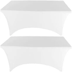 2 Pack 6FT Hunter Green Spandex Tablecloth Stretch Fitted Table Cover For Rectangular Table Event, Wedding, Banquet And Parties -Generic Furniture Shop 21ssUC7Z6oL. AC