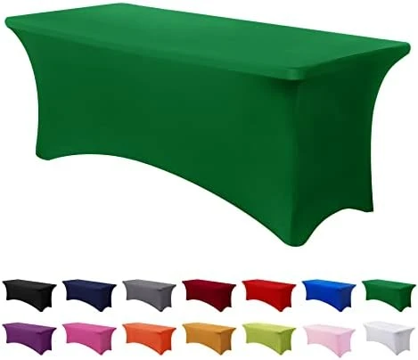 Spandex Tablecloth 6FT Stretch Table Cover Fitted Rectangular Tables, Universal Stretch Patio Table Cloth For Wedding, Banquet, Party And Event(Black, 6FT 8 Spandex Tablecloth 6FT Stretch Table Cover Fitted Rectangular Tables, Universal Stretch Patio Table Cloth For Wedding, Banquet, Party And Event(Black, 6FT - Image 8