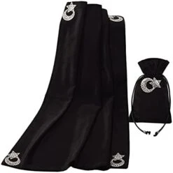 BLESSUME Altar Tarot Card Table Cloth With Tarot Bag Divination Wicca Velvet (Blue 5) -Generic Furniture Shop 31 Qr9CTFGS. AC