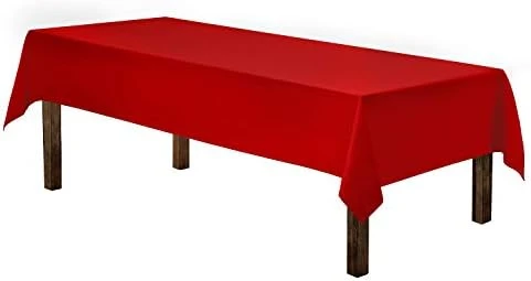 Rectangle Tablecloth - 60 X 126 Inch | Pink Rectangular Table Cloth For 8 Foot Table In Washable Polyester | Great For Buffet Table, Parties, Holiday Dinner, Wedding & Baby Shower 10 Rectangle Tablecloth - 60 X 126 Inch | Pink Rectangular Table Cloth For 8 Foot Table In Washable Polyester | Great For Buffet Table, Parties, Holiday Dinner, Wedding & Baby Shower - Image 10