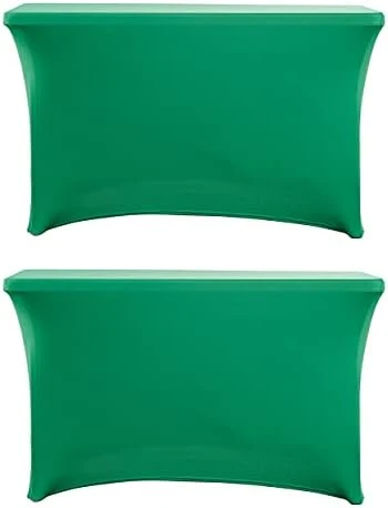 2 Pack 5ft Rectangle Black Cocktail Tablecloth With Stretch Spandex Fitted Table Cover For Bar Table Wedding Table Cocktail Table Massage Table Kitchen Table 14 2 Pack 5ft Rectangle Black Cocktail Tablecloth With Stretch Spandex Fitted Table Cover For Bar Table Wedding Table Cocktail Table Massage Table Kitchen Table - Image 14