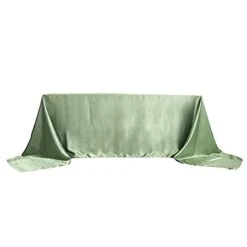 Tablecloths 90x156 Inch Sage Green Satin Rectangle Tablecloth Table Cover Linens For Wedding Table Cloth Party Reception Events Kitchen Dining, 90' X 156' -Generic Furniture Shop 314UWXD8OpL