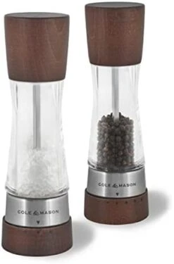 Cole & Mason OLE & MASON Derwent Salt And Pepper Grinder Set - Stainless Steel Mills Include Gift Box, Gourmet Precision Mechanisms And Premium Sea Salt And Peppercorns -Generic Furniture Shop 315B0xr8pSL. AC