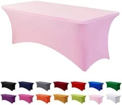 Spandex Tablecloth 6FT Stretch Table Cover Fitted Rectangular Tables, Universal Stretch Patio Table Cloth For Wedding, Banquet, Party And Event(Black, 6FT 29 Spandex Tablecloth 6FT Stretch Table Cover Fitted Rectangular Tables, Universal Stretch Patio Table Cloth For Wedding, Banquet, Party And Event(Black, 6FT -Generic Furniture Shop 315IkNkxAnL. AC