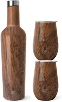 Wine Tumbler With Lid | Cute Stemless Glass Cup With Press-In Lid | Insulated Stainless Steel Coffee Mug | Gifts For Women Men Him Her | Spirit Collection | 12oz | Ocean Quartz -Generic Furniture Shop 315x1II 1 L. AC