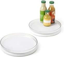 FridgeView Fridge Turntable, Lazy Susan Organizer For Refrigerator Storage, 11” , White -Generic Furniture Shop 3188Xe97zVL. AC