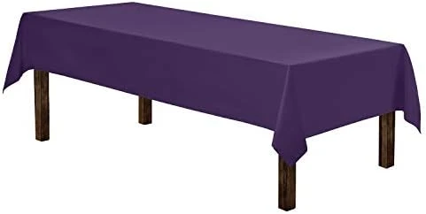 Rectangle Tablecloth - 60 X 126 Inch | Pink Rectangular Table Cloth For 8 Foot Table In Washable Polyester | Great For Buffet Table, Parties, Holiday Dinner, Wedding & Baby Shower 8 Rectangle Tablecloth - 60 X 126 Inch | Pink Rectangular Table Cloth For 8 Foot Table In Washable Polyester | Great For Buffet Table, Parties, Holiday Dinner, Wedding & Baby Shower - Image 8