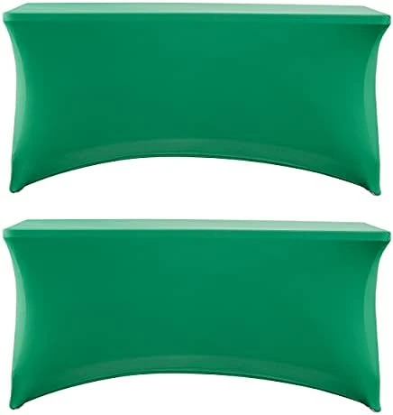 2 Pack 5ft Rectangle Black Cocktail Tablecloth With Stretch Spandex Fitted Table Cover For Bar Table Wedding Table Cocktail Table Massage Table Kitchen Table 12 2 Pack 5ft Rectangle Black Cocktail Tablecloth With Stretch Spandex Fitted Table Cover For Bar Table Wedding Table Cocktail Table Massage Table Kitchen Table - Image 12