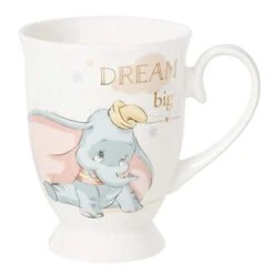 Disney Gift Boxed Dumbo Bone China Mug - Dream Big - Officially Licensed