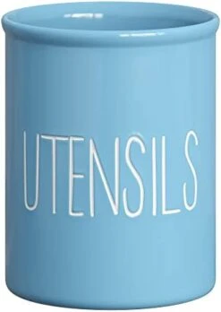 Ceramic Farmhouse Kitchen Utensil Holder For Countertop, Decorative Kitchen Utensil Holder, Large Kitchen Utensil Holder For Kitchen Counter, Utensil Crock Spatula Holder, 7" White 13 Ceramic Farmhouse Kitchen Utensil Holder For Countertop, Decorative Kitchen Utensil Holder, Large Kitchen Utensil Holder For Kitchen Counter, Utensil Crock Spatula Holder, 7" White -Generic Furniture Shop 31CBM3YN8gL. AC