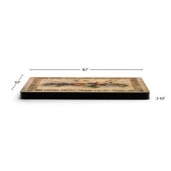 Pimpernel Tuscan Palette Collection Placemats | Set Of 4 | Heat Resistant Mats | Cork-Backed Board | Hard Placemat Set For Dining Table | Measures 15.7” X 11.7” -Generic Furniture Shop 31CNtZPPdmL