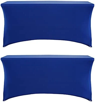 2 Pack 5ft Rectangle Black Cocktail Tablecloth With Stretch Spandex Fitted Table Cover For Bar Table Wedding Table Cocktail Table Massage Table Kitchen Table 11 2 Pack 5ft Rectangle Black Cocktail Tablecloth With Stretch Spandex Fitted Table Cover For Bar Table Wedding Table Cocktail Table Massage Table Kitchen Table - Image 11