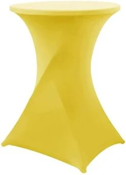 Cocktail Table Covers Stretch Spandex Black Cocktail Table Cover Cloth For Wedding, Banquet And Party (30"-32" Diameter X 42" Height,1Pc) -Generic Furniture Shop 31ETlBSFILL. AC