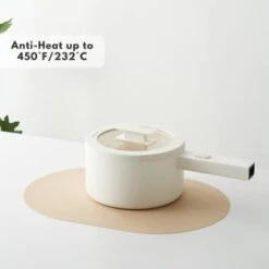 Silicone Placemats Set Of 4 For Dining Table, Leather Texture Finish, Dining Table Mat, Non-Slip, Oil Proof, Water Resistant, Heat Resistant, Stain Resistant, Easy To Clean (Combo) -Generic Furniture Shop 31FWIcmXtVL