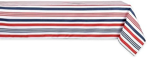 Patriotic Stripes Tabletop Collection, Stain Resistant & Waterproof, Tablecloth, 60x84 W/Zipper, Red, White, & Blue 9 Patriotic Stripes Tabletop Collection, Stain Resistant & Waterproof, Tablecloth, 60x84 W/Zipper, Red, White, & Blue - Image 9