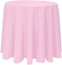 90-Inch Round Polyester Linen Tablecloth White 25 90-Inch Round Polyester Linen Tablecloth White -Generic Furniture Shop 31MEGYY LXL. AC