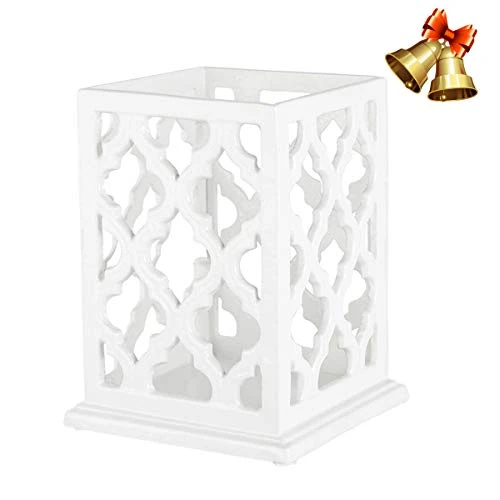 Vintage Decorative Kitchen Utensil Holder Cooking Utensil Organizer Good Gift For Cooking, White, 5.4" L X 5.4" W X7 H 1 Vintage Decorative Kitchen Utensil Holder Cooking Utensil Organizer Good Gift For Cooking, White, 5.4" L X 5.4" W X7 H