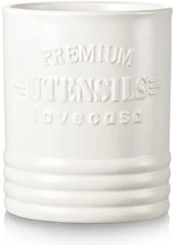 Intage Utensil Holder For Kitchen Countertop, LOVECASA 7.2” Large Ceramic Utensil Crock For Home Décor, Farmhouse Utensil Vase For Mother's Day, Housewarming, Wedding, Birthday Gift - Gradient Red -Generic Furniture Shop 31Pqot1kgmL. AC