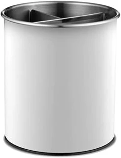 Xtra-Large Stainless Steel Kitchen Utensil Holder - 360° Rotating Utensil Caddy - Weighted Base For Stability - Utensil Crock With Removable Divider For Easy Cleaning - Countertop Utensil Organizer. 16 Xtra-Large Stainless Steel Kitchen Utensil Holder - 360° Rotating Utensil Caddy - Weighted Base For Stability - Utensil Crock With Removable Divider For Easy Cleaning - Countertop Utensil Organizer. -Generic Furniture Shop 31QQ9EihbFS. AC