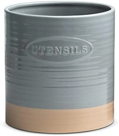 YHOSSEUN Kitchen Utensil Crock For Farmhouse Decor Utensil Holder For Countertop Organizer Extra-Large Utensil Caddy Porcelain, Oval, Green 12 YHOSSEUN Kitchen Utensil Crock For Farmhouse Decor Utensil Holder For Countertop Organizer Extra-Large Utensil Caddy Porcelain, Oval, Green - Image 12