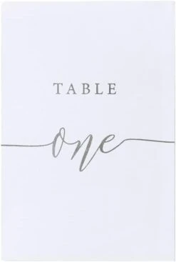 Crisky Table Number Cards 1-30 For Wedding, Anniversary, Birthday, Bridal Shower Party. Black Double-Sided Design 4 X 6 Inch Number One - Thirty & Head Table. -Generic Furniture Shop 31WVpGXODLL. AC