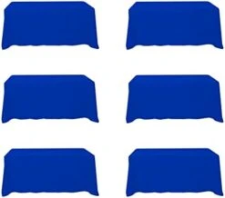 6 Pack White Tablecloths For 8 Foot Rectangle Tables 60 X 126 Inch - 8ft Rectangular Bulk Linen Polyester Fabric Washable Long Table Clothes For Wedding Reception Banquet Party Buffet Restaurant 23 6 Pack White Tablecloths For 8 Foot Rectangle Tables 60 X 126 Inch - 8ft Rectangular Bulk Linen Polyester Fabric Washable Long Table Clothes For Wedding Reception Banquet Party Buffet Restaurant -Generic Furniture Shop 31YbNWyyByL. AC