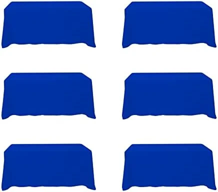 6 Pack White Tablecloths For 8 Foot Rectangle Tables 60 X 126 Inch - 8ft Rectangular Bulk Linen Polyester Fabric Washable Long Table Clothes For Wedding Reception Banquet Party Buffet Restaurant 9 6 Pack White Tablecloths For 8 Foot Rectangle Tables 60 X 126 Inch - 8ft Rectangular Bulk Linen Polyester Fabric Washable Long Table Clothes For Wedding Reception Banquet Party Buffet Restaurant - Image 9