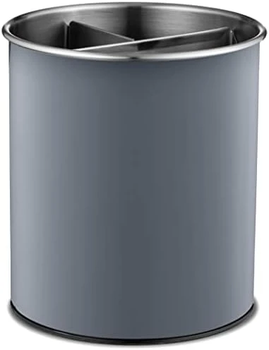 Xtra-Large Stainless Steel Kitchen Utensil Holder - 360° Rotating Utensil Caddy - Weighted Base For Stability - Utensil Crock With Removable Divider For Easy Cleaning - Countertop Utensil Organizer. 9 Xtra-Large Stainless Steel Kitchen Utensil Holder - 360° Rotating Utensil Caddy - Weighted Base For Stability - Utensil Crock With Removable Divider For Easy Cleaning - Countertop Utensil Organizer. - Image 9