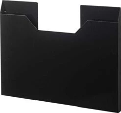 Yamazaki Home Magnetic Rack/Placemat Pocket Wall File | Steel | Kitchen Organizer, One Size, Black