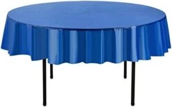 Navy Blue 12 Pack Premium Disposable Plastic Tablecloth 54 X 108 In - Plastic Table Cloths For Parties Disposable Tablecloth For Rectangle Tables Up To 8 Ft - Rectangle Tablecloth -Generic Furniture Shop 31hsyEnvvAL. AC