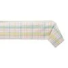 Spring Plaid Table Top Collection 100% Machine Washable Dress Up Your Table For Spring, Easter, Family Dinners, Picnics And Everyday, 60x84