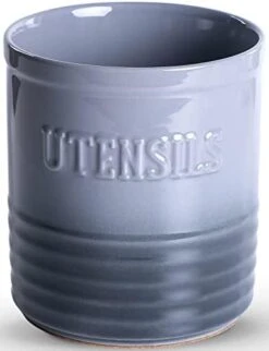 Kitchen Utensil Holder, Ceramic Utensil Crock Organizer For Countertop, H 7"x W6" Large Cooking Utensil Holder With Anti-slip Cork Bottom For Home Décor, Christmas Red -Generic Furniture Shop 31lSyrDzXL. AC