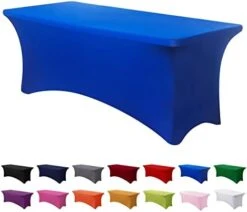 Spandex Tablecloth 6FT Stretch Table Cover Fitted Rectangular Tables, Universal Stretch Patio Table Cloth For Wedding, Banquet, Party And Event(Black, 6FT 20 Spandex Tablecloth 6FT Stretch Table Cover Fitted Rectangular Tables, Universal Stretch Patio Table Cloth For Wedding, Banquet, Party And Event(Black, 6FT -Generic Furniture Shop 31m01kNf4UL. AC