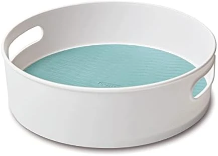 Non-Skid Storage Turntable, 12-Inch, Gray 6 Non-Skid Storage Turntable, 12-Inch, Gray - Image 6
