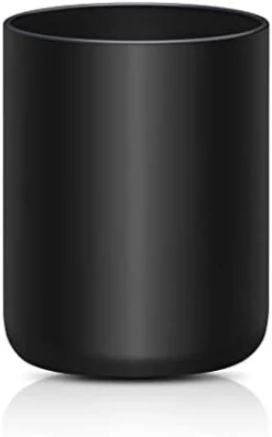 Black Utensil Holder For Kitchen Counter, Matte Ceramic Cooking Utensils Holder For Countertop, Modern Spatula Holder Crock, Rustic Porcelain Utensil Jar For Farmhouse Décor By SMARTHOM 4.4 * 6.2 IN -Generic Furniture Shop 31phiKCABL. AC