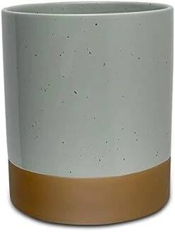 Ora Ceramic Kitchen Utensil Holder - Wooden Spoon & Spatula Crock For Countertop, Modern Farmhouse Home Decor, Extra Large 7.3" Cooking Organizer For Stove Top And Counter - Heavy & Sturdy - Vanilla -Generic Furniture Shop 31pkMrMZJkS. AC