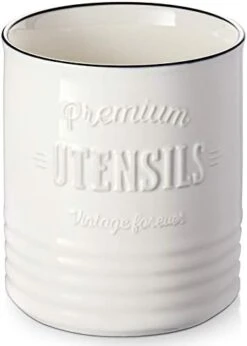 Kitchen Utensil Holder, 7.2″ Extra-Large Ceramic Stable Utensil Caddy, Rustic Cooking Utensil Crock For Farmhouse Kitchen Décor With Countertop-Protection Cork Bottom, Counter Utensil Organizer 15 Kitchen Utensil Holder, 7.2″ Extra-Large Ceramic Stable Utensil Caddy, Rustic Cooking Utensil Crock For Farmhouse Kitchen Décor With Countertop-Protection Cork Bottom, Counter Utensil Organizer -Generic Furniture Shop 31pzO7yVxML. AC