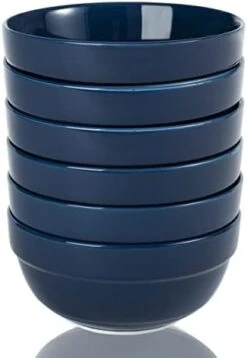 6" Ceramic Soup Bowls, Cereal Bowls Set Of 6, 24OZ White Bowls For Kitchen, Serving Bowls For Cereal Soup Rice Pasta Salad Oatmeal, Thick-edge Non-slip Design -Generic Furniture Shop 31s24e7E9vL. AC