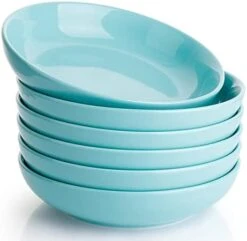 Pasta Bowls, 22 Ounce Salad Bowls, White Serving Bowls, Pasta Bowls Set Of 6, 7.6 Inch Porcelain Pasta Plates, No. 112.001 -Generic Furniture Shop 41 n7PRnu L. AC