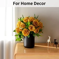 Black Utensil Holder For Kitchen Counter, Matte Ceramic Cooking Utensils Holder For Countertop, Modern Spatula Holder Crock, Rustic Porcelain Utensil Jar For Farmhouse Décor By SMARTHOM 4.4 * 6.2 IN -Generic Furniture Shop 410tzyVycaL