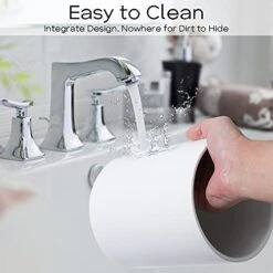 Kitchen Utensil Holder For Countertop, Large White Utensil Holder, Stable And Sturdy Ceramic, Easy To Clean, Dishwasher Safe, Minimalist Kitchen Decor, Cooking Utensil Crock For Spoon Spatula -Generic Furniture Shop 411H1GraByS