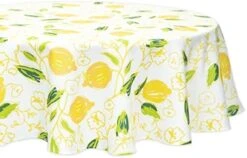 100% Polyester Placemats For Dining Table Set Of 6, Reversable & Waterproof For Indoor Or Outdoor Use, Heat-Resistant Non-Slip Place Mats For Kitchen Table Mats 13 X 19 Inch, Lemon Bliss -Generic Furniture Shop 411ODK5pTJL. AC