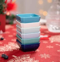 3 Oz Ceramic Dip/Dipping Bowls Set - Dipping Soy Sauce Bowl/Dishes Small Sauce Bowls Cups For Sushi Tomato Sauce, Soy, BBQ-Chip And Serving Bowl Set - Set Of 6,Colorful -Generic Furniture Shop 412iSi7q8HL