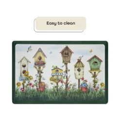 Ti-Fatigue Floor Comfort Mat - 18 X 30 Inch (Home Sweet Home) - Waterproof Non-Slip Rug - Easy To Clean Cushioned Mat For Kitchen, Bathroom, Standing Desk & Office - Achim Home Decor -Generic Furniture Shop 4155HGqGxDL