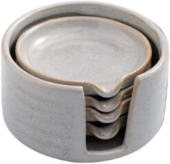 Eramic Spoon Rest,Spoon Holder,Soy Sauce Dishes With Holder For Kitchen,Household Dipping Sauce Dishes Set, Side Dishes,LIUCUON Kitchen Basics,Set Of 4 Kitchen Accessories For Utensils (cream) -Generic Furniture Shop 416694omsJL. AC