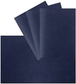Anti-Stain Double Sided Placemats For Dining Table,13 By 19 Inches Cloth Placemats Set Of 6 Pieces, Navy Blue Waffle Woven Fabric Table Mats Machine Washable -Generic Furniture Shop 416a nvWEzL. AC